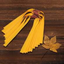 1 Box Premium Latex Rubber Third-Generation Slingshot Flat Rubber Band With Frame, Slingshot Replacement Band - Non-Slip, High Elasticity, Durability Thick, Strong And Wide Rubber Band For Hunting & Fishing, Outdoor Antifreeze And Thickening, Slingshot For Hunting And Fishing With Transparent Storage Box - Yellow - View 2