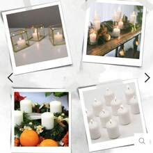 1/5pcs White Tapered Cylinder Aromatherapy Candle, Smoke-Free & Dripless, Suitable For Home Decoration, Home Ornament/Wedding Candle/Dinner Party/Church Candle/Emergency Ceremony/SPA, Festival Candle (White, Multiple Sizes)