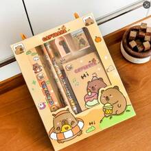 1 Set New Cartoon Cute Stationery Set, Stationery Gift Set, Suitable For Girls And Boys, Surprise Stationery Gift Box, Cute And Practical, Suitable For Gifts