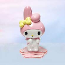 Miniso Figura de Caja Ciega Serie Amigos Espalda con Espalda de Personajes Sanrio, IP con Licencia Oficial, Diseño Lindo de Personajes Espalda con Espalda, Material de PVC Bien Hecho, Decoración de Escritorio Encantadora, Estilos Aleatorios (1 pieza Entrega Aleatoria) - Multicolor - Ver 5
