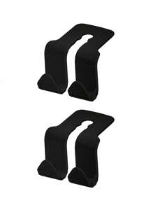 2 件装汽车头枕挂钩、后座整理挂钩、车用钱包架、通用汽车座椅挂钩（用于挂手提包和杂货袋）、悬挂挂钩、车辆储物挂钩、汽车内饰配件、车主必备小工具、重型 - 彩色 - 查看 12