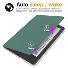 Acrylic Back Cover With Kindle Paperwhite 11th Generation 6.8 Inch 2021Hand Strap Ebook Auto Wake Sleep M2L3EK M2L4EK Shockproof Auto Wake/Sleep Cases With Kindle 2024 Release 11th Generation C2V2L3 RS23CV 6'' Ebook Smart Protective Shell Cover With Kindle Paperwhite 2024 12th Generation - Multicolor - View 3