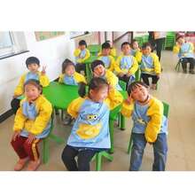 1 件儿童艺术围裙，防水长袖儿童绘画围裙，适合儿童身高 (75-110cm)，带口袋，用于绘画、烹饪、进餐、艺术家绘画围裙