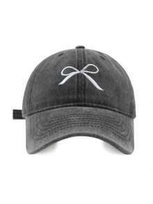 1入男女皆宜時尚棒球帽，洗水和磨損的外觀，復古字母W刺繡街頭風格 - 彩色 - 查看 13