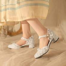 Women Pumps - 米色 - 查看 3