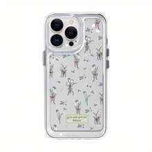 Funda para teléfono Este es un nuevo y elegante espacio transparente hecho de material suave de TPU, adecuado para 16 Pro, 16 Plus, 16 Pro, 16 y 15, 14, 13, 12, 11. Cuenta con un orificio para lente preciso y está diseñado para ser resistente a golpes y caídas. - transparente - Ver 2