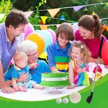 Golf Ball Birthday Candles, Golf Cake Topper & Mini Golf Club For Golf Birthday Party Decorations (White, Putter) - White - View 7