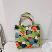 Women Tote Bags - 手繪塗鴉花 - 查看 5