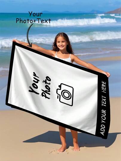 1 st anpassad strandhandduk med foto och namn, personlig badhandduk, personlig strandhandduk, poolhandduk, badhandduk, strandhandduk för flickor, strandhandduk för pojkar, julklapp, strandhandduk, minnespresent till bröllopspar, alla hjärtans dag/födelsedagspresent, vänner/par/familj/husdjur, poolhandduk för vuxna, julklapp, strandhandduk, bröllopsnödvändigt, multifunktionellt, dekorativt, brev, snyggt, modernt, färgglatt, sött, bedårande, avslappnat, anpassat, personligt, unikt, anpassat, perfekta presenter till honom, perfekta presenter till henne, anpassade barnhanddukar och badrockar, julklappstillbehör