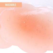 LAN MUQU Nipple Cover With Lift Breast Lifting Pasties Reusable Show Nipple Cover Sticky Silicone For WomenGS 8380 - 粉色 - 查看 8