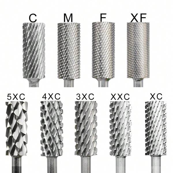 5.35 Small Barrel Silver Tungsten Steel Carbide Nail Drill Bits Milling Cutter German Accessories