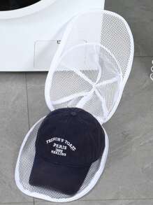 1/2pcs Washing Machine Cap Cleaning Cage, Cap Washer With Mesh Bag, Baseball Cap Cleaning Cap/Cleaning Protection Cage, Suitable For Cleaning Various Hats - Multicolor - View 10