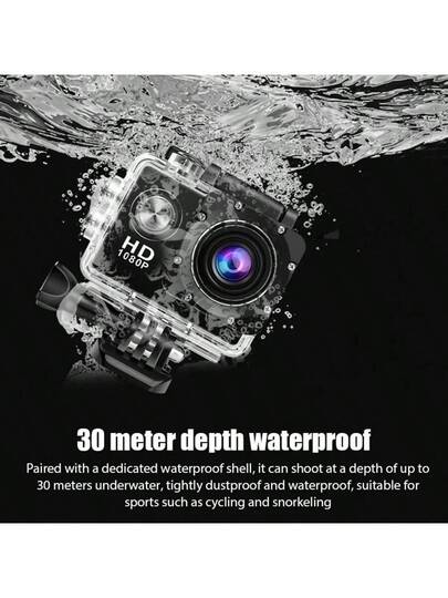 Portable Aetion Cameras Waterproof Camera Remote Control QutdoorCycling Record HD Digital Photography view 4