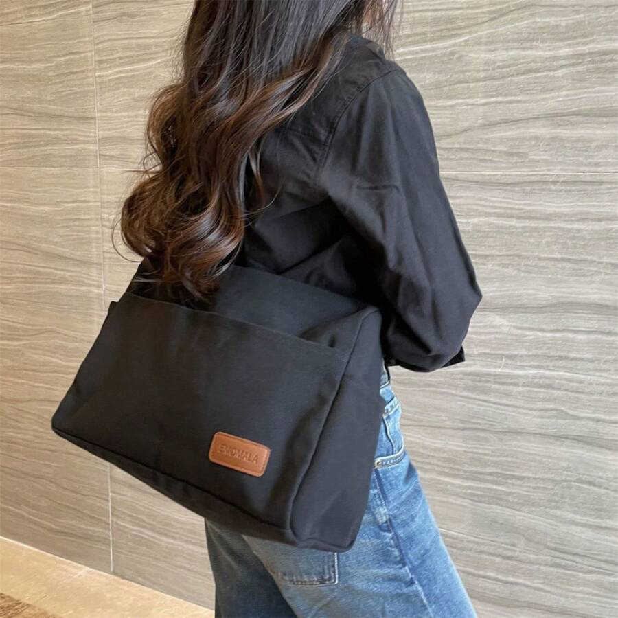 Women Shoulder Bags - 灰色條紋 - 查看 1