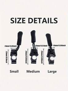 10 件装通用拉链修理套件快速修复滑块 - 易于安装无缝替换拉链头，适用于夹克、行李箱、背包、靴子 - 黑色拉链头 - 彩色 - 查看 3