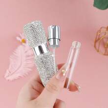 1 pièce Vaporisateur de parfum rechargeableluxueux de 0,27 oz, distributeur de liquide portable anti-fuite, idéal pour le cologne, les liquides, le flacon de parfum rechargeablepour les voyages et l'usage quotidien, accessoires de salle de bain, décoration de la maison