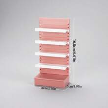 1pc Mini Shelf, Flower Rack, Small Model, Dollhouse Furniture, DIY Simulation, Miniature Household Toy, Micro Flower Rack Display Stand, Miniature Kitchen Utensils, Cake Cabinet Toy, Mini Storage Rack, Simulated Kitchen Miniature Home Decor Accessories