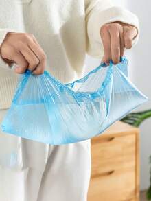 100只/套 一次性PE防尘防水鞋套，现代简约户外鞋套，适用于家庭、医院、酒店、雨季、电脑房、婚礼、Y2K、派对、鞋架、收纳、户外、花园、旅行必备、便携式、沙滩必备、毕业季、毕业典礼、毕业礼物、毕业赠礼、祝贺毕业、优秀毕业生、毕业派对 - 藍色 - 查看 5