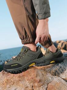 2025 New Brand Couples Outdoor Leather Hiking Shoes, Men & Women's Mountain Sports Shoes, Trekking Camping Hiking Climbing Thick Sole Boots