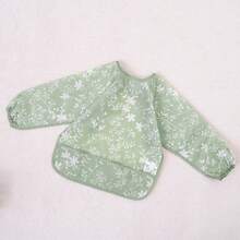 1pc Waterproof Baby Bib, Smock Style Bib, Machine Washable Long Sleeve Bib, Suitable For Self-Weaning Babies, Toddler Bibs - Multicolor - View 3
