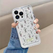 Funda para teléfono Este es un nuevo y elegante espacio transparente hecho de material suave de TPU, adecuado para 16 Pro, 16 Plus, 16 Pro, 16 y 15, 14, 13, 12, 11. Cuenta con un orificio para lente preciso y está diseñado para ser resistente a golpes y caídas. - transparente - Ver 4