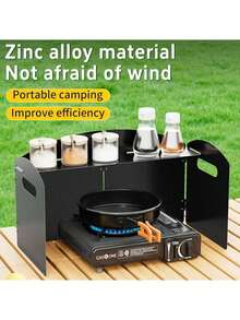 Wind Deflector With Storage Rack