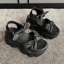 Women Platforms & Wedge Sandals - Negro - Ver 2