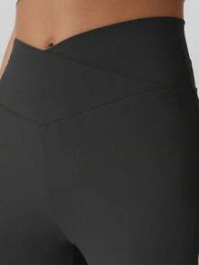 女士喇叭瑜伽裤，高腰修身紧身裤，弹力健身紧身裤，适合健身房锻炼跑步户外运动，透气速干提臀