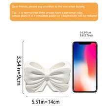 Giá đựng bàn chải đánh răng hình nơ, kệ đựng bàn chải đánh răng và mỹ phẩm dễ thương, đồ trang trí nơ cá nhân hóa, phụ kiện để bàn phòng tắm, đồ dùng phòng tắm gia đình (Hồng/Trắng), cũng có thể dùng làm bình hoa để bàn. - Nhiều màu - Xem 10