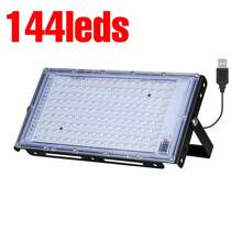 LED 生长灯全光谱室内 USB 5V 红蓝温室帐篷水培系统生长箱种子补光灯阳光 UV/IR IP54 防水种植泛光灯蔬菜花卉水果盆栽苔藓多肉盆景仙人掌幼苗栽培 180° 可调角度绿色植物照明 24/50/96/144led - USB- Plant Floodlight -IP54 Waterproof - 查看 14