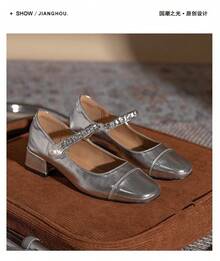 Women Loafers Shoes - 銀色 - 查看 8