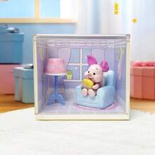 Miniso Figuras decorativas de la serie del hogar de Winnie the Pooh - Reproducción de escenas clásicas del hogar, combinando PVC de alta calidad con una artesanía fina, regalo de cumpleaños y regalo festivo (1 pieza, entrega aleatoria) - Multicolor - Ver 8