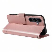 通用手机壳，适用于三星 A07 5G/A06 4G/5G、 17、荣耀 400 Lite 翻盖保护套、OPPO A5X 5G 海外版皮套、OPPO Reno 13F 5G 全身、MOTO G05 防摔软壳、可爱卡通招财猫（8 件） - 玫瑰金 - 查看 11