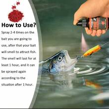 New Smelly Red Worm Liquid Fish Attractant Spray, Carp Fishing Bait Additive