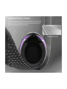 Casco de Motocicleta de Protección Integral: Cara Completa para Seguridad y Comodidad en Tu Jornada.UNIWINI - Morado - Ver 6