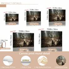 1 幅基督将拯救羔羊墙面艺术帆布印刷品,经典墙面艺术,适合客厅、卧室、厨房装饰,可选画框 - 彩色 - 查看 6