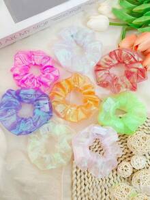 12/5 Pieces - Mermaid Led Luminous Large Tube Hair Band,Led Women's Hair Bundle - Hair Bundle, Light Up Hair Bundle, Colorful Yarn Hair Bundle Multi-Light Mode,Led Rave Hair Accessory Glow In The Dark Music Festival Rave Party Hair Accessory Give Gifts To Friends, Light Up Party Supplies, Makeup Party Thanksgiving Decoration Autumn Party Gift (Random Color)