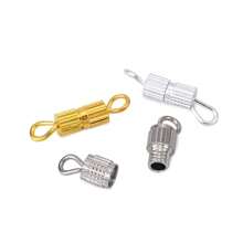 20 piezas de broche de rosca con textura de cobre con 9 anillos, accesorios DIY para pulseras y collares