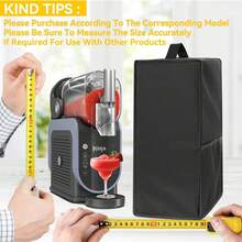 耐用防水 600D 牛津布冰沙机防尘罩，家用防尘罩 - 彩色 - 查看 4