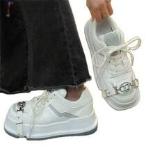 Women Skateboarding Shoes - 銀色 - 查看 5