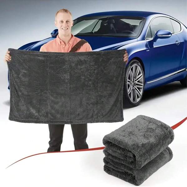 Ultra Fine Fiber Car Cleaning Towel - Absorbent, Professional Glass And Vehicle Detail Cloth, Suitable For Home And Car Maintenance, Car Detail Products | Absorbent Towel | Durable Cleaning Cloth, Car Cleaning Accessories - Very Suitable For Cleaning