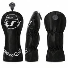 有趣的高尔夫保护套、高尔夫配件和防尘耐用材料为高尔夫球杆提供最佳保护 - 黑色 - 查看 4