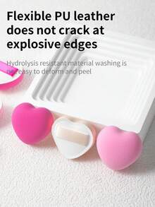 10/20/30/50个迷你心形棉花糖化妆海绵，适用于粉底、遮瑕膏和散粉，心形化妆海绵，化妆抛光海绵，干湿两用散粉的理想选择，化妆，便宜，房间装饰，梳妆台，旅行，卧室，化妆配件，粉扑，美妆蛋，散粉扑，化妆海绵，便宜，圣诞礼物，化妆，化妆工具，便宜货，礼物，女士礼物，圣诞礼物，赠品，旅行，便宜货，旅行必备 - 彩色 - 查看 4