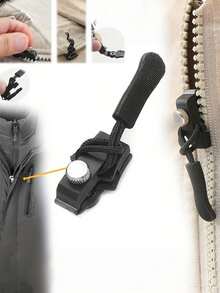 10 件装通用拉链修理套件快速修复滑块 - 易于安装无缝替换拉链头，适用于夹克、行李箱、背包、靴子 - 黑色拉链头 - 彩色 - 查看 4