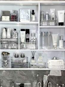 New Cosmetics Storage Box, With Compartments, Multi Specification Storage Box, Transparent PET Storage Box, Mirror Cabinet Storage Box, Transparent Drawer Type Desk Top Cosmetics Storage Box, Desk Top Shelf Can Be Stacked, Skin Care Products, Cosmetics, Face Cream, Water Emulsion, Lipstick, Perfume, Makeup Brush, Beauty Egg, Powder Puff Storage Bag,Room Decor, Bags,Makeup Bag,Vanity,Travel,Make Up Bag,Travel Essentials,Organizer,Storage,Travel Essential,Makeup Organizer,Makeup Bags,Make Up Organizer,Organiser,Toiletry Bag,Desk Organiser,Cosmetic Bag,Makeup Pouch,Make Up Organize,Vanity Accessories,Make Up Pouch,Make Up Bags,Jewellery Box,Pouch,Makeup Brush Holder,Brush Holder,Perfume Organiser,Pouch Bag