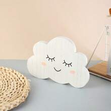 2 Stücke Holz Kreativ Minimalistisch Mond/Wolke Heim Dekoration TV Schrank Eingangsbereich Dekorative Handwerkskunst