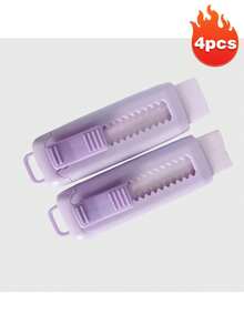 1 pieza Borrador extraíble de color macaron vibrante - Diseño de dibujos animados creativos, forma rectangular duradera, con mecanismo de deslizamiento suave, perfecto para usar en escuelas y artículos de oficina.