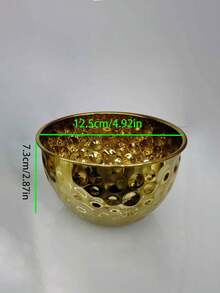 1pc Golden Hammered Stainless Steel Ramen Pot, Korean Instant Noodle Pot, Golden Hammered Hot Pot, Viral Dual-Ear Soup Pot, Seafood Pot, Extra Thick Stainless Steel Ramen Pot, Korean Instant Noodle Pot, Golden Hammered Hot Pot, Viral Dual-Ear Soup Pot, Seafood Pot - Golden - View 11