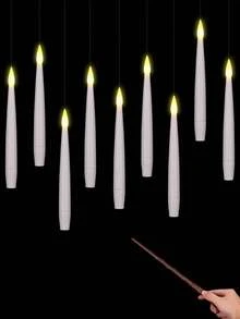 10er Pack, 20er Pack hängende flammenloses Kerzen Dekorations Licht, mit Dimmer Fernbedienung, geeignet für Geburtstagsfeiern, Zusammenkünfte, Hochzeiten und andere Dekorationen, exklusiv für Halloween und Weihnachten (ohne Batterien) Halloween Dekorations Licht Heim Dekoration Party Dekoration Halloween Dekoration Raum Dekoration Halloween Garten Dekoration als Geschenk Fairy