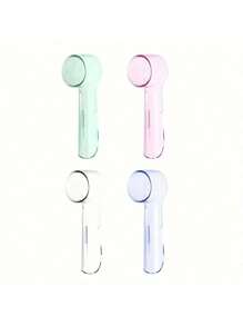 1/5/10pcs Electric Toothbrush Head Covers Dust Cover Toothbrush Cover Protective Sleeve Toothbrush Cap Reusable Toothbrush Head Covers To Keep Dust Away Dual Clean Trizon Pulsonic SR 12A 18A Replacement Brush Heads For Travel Camping Family School Cleaning Supplies Cleaning Tool Household Gadgets(Transparent)
